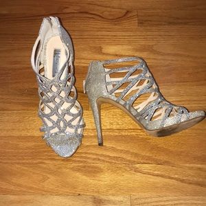 Sparkly Champagne Shoes